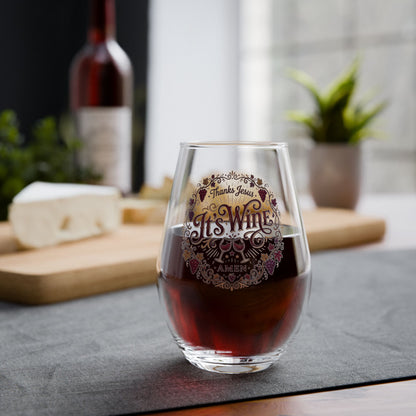 Funny Mother’s Day Wine Tumbler | Engraved Gift for Mom | Cute Wine Glass for Mom | Mother’s Day Gift Idea | Gift for Her