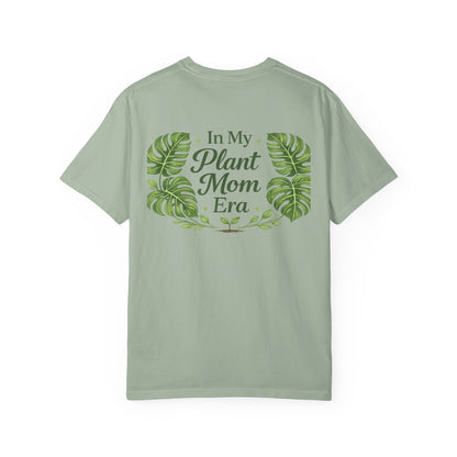 In My Plant Mom Era Shirt, Plant Lover Tee, Botanical Mom Shirt, Monstera Plant Shirt, Plant Lady Gift, Front and Back Graphic Tee