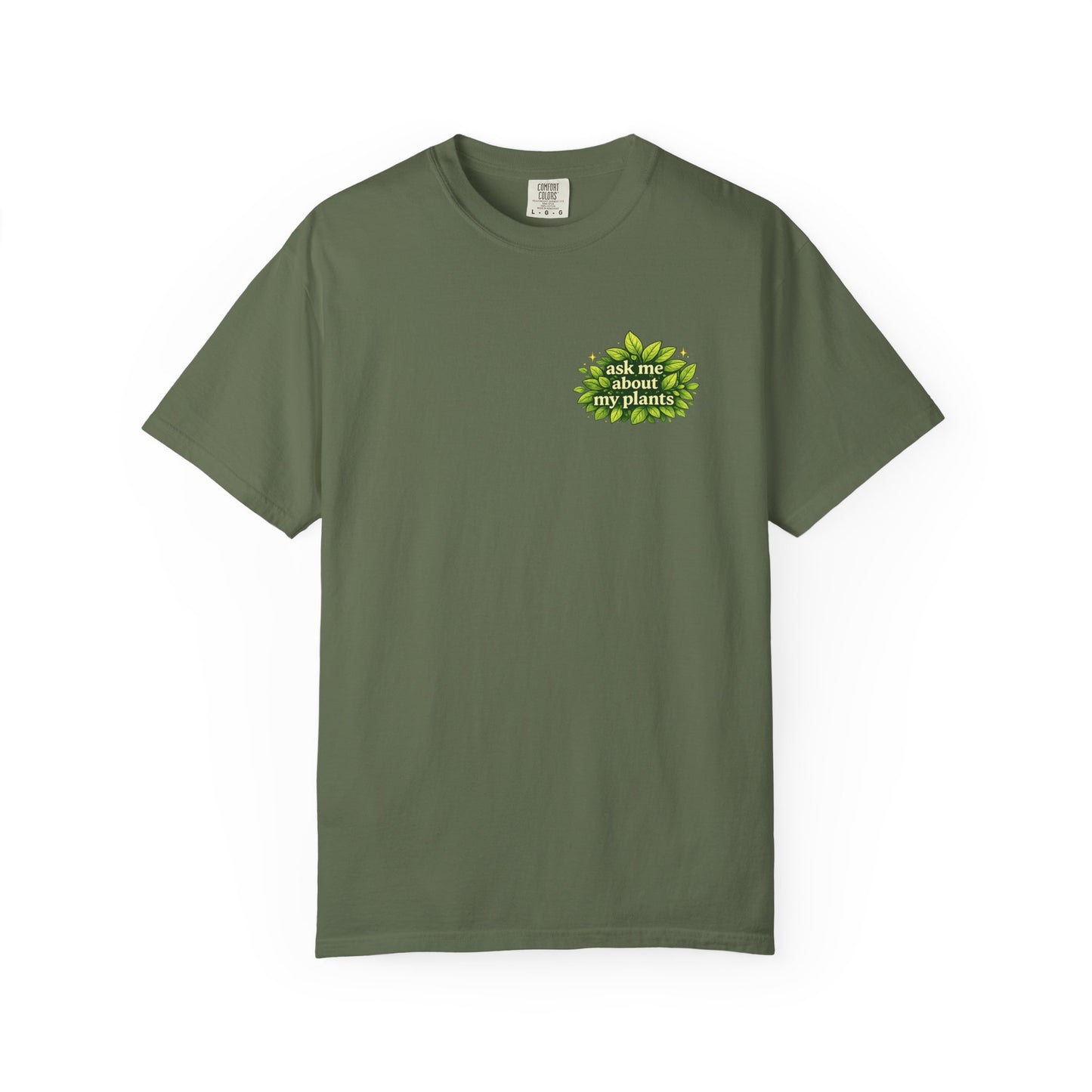 Plants Are My Therapy Shirt – Plant Lover Back Print Tee