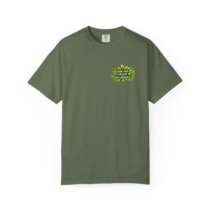 Plants Are My Therapy Shirt – Plant Lover Back Print Tee