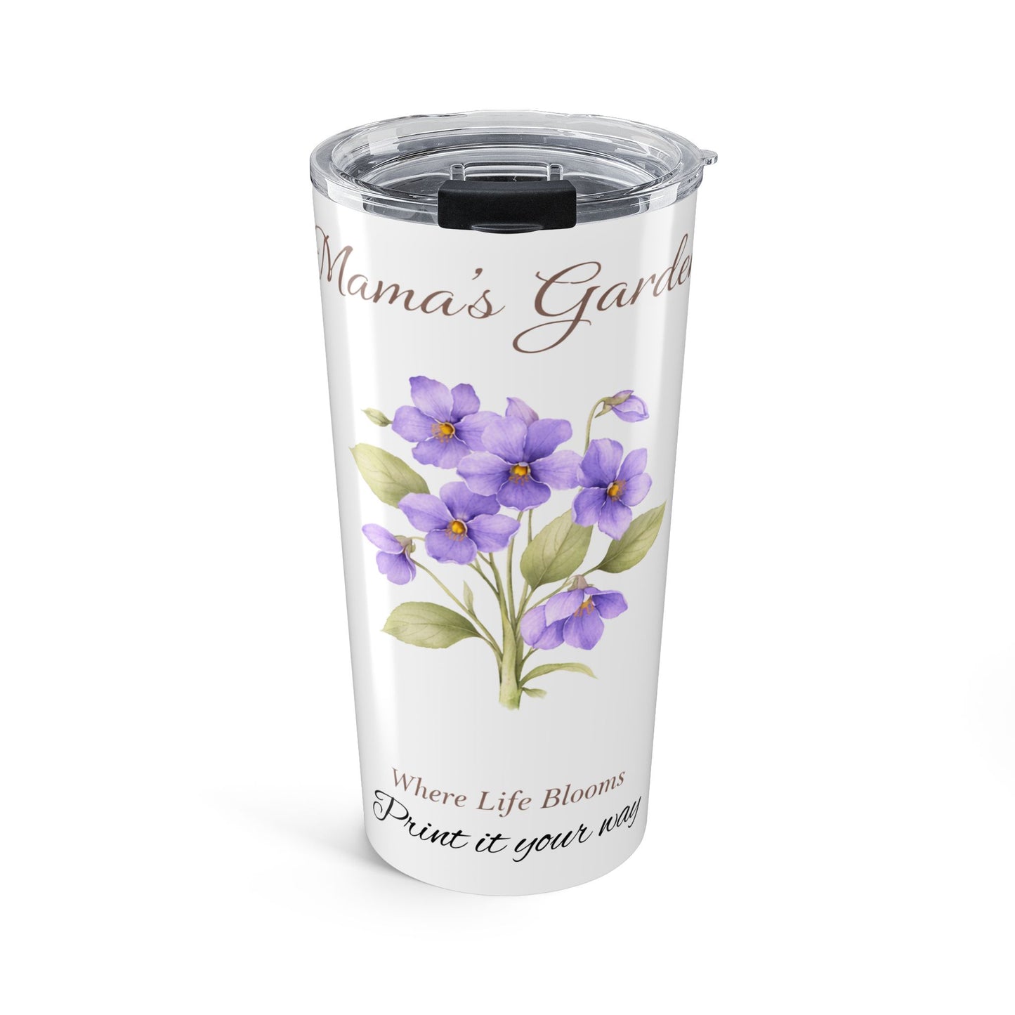 Personalized Mama’s Garden Birth Flower 20oz Tumbler