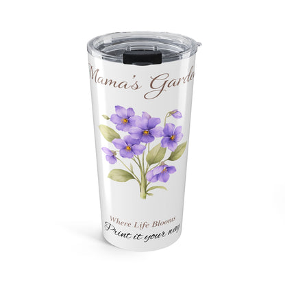 Personalized Mama’s Garden Birth Flower 20oz Tumbler