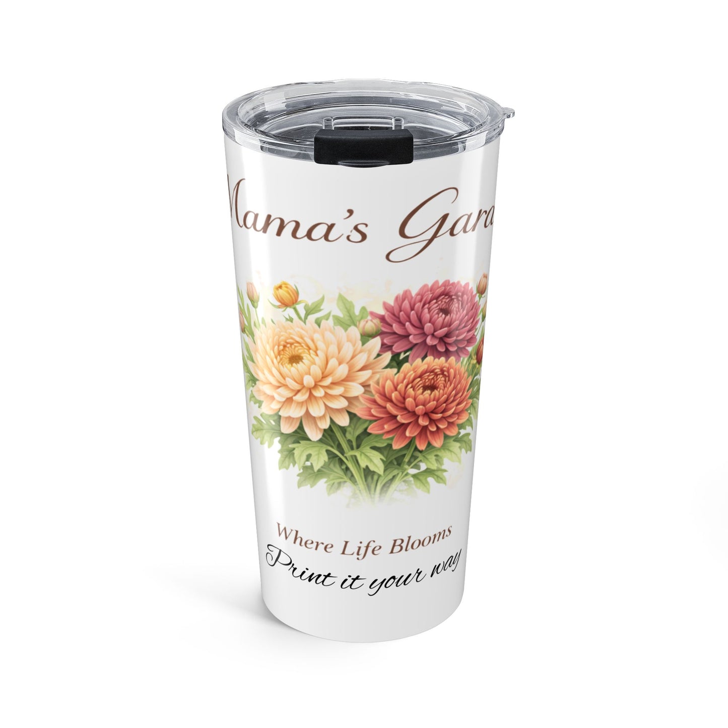Personalized Mama’s Garden Birth Flower 20oz Tumbler