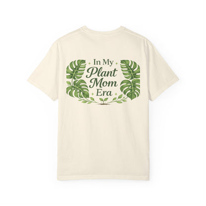 In My Plant Mom Era Shirt, Plant Lover Tee, Botanical Mom Shirt, Monstera Plant Shirt, Plant Lady Gift, Front and Back Graphic Tee