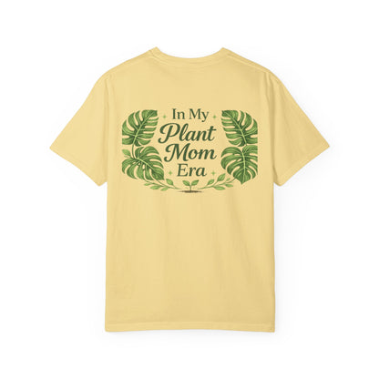 In My Plant Mom Era Shirt, Plant Lover Tee, Botanical Mom Shirt, Monstera Plant Shirt, Plant Lady Gift, Front and Back Graphic Tee