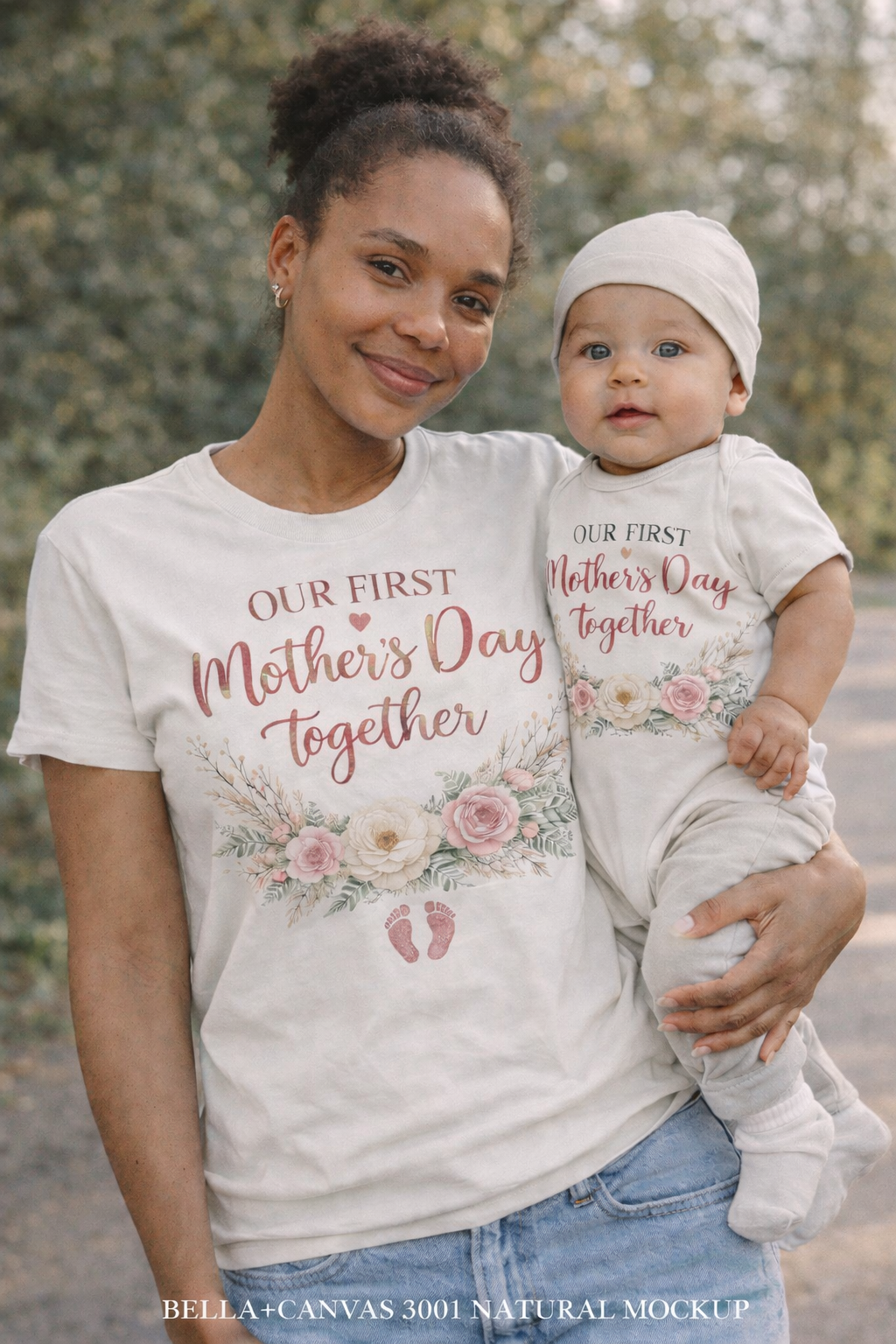 First Mother’s Day Together Matching Set (Natural)