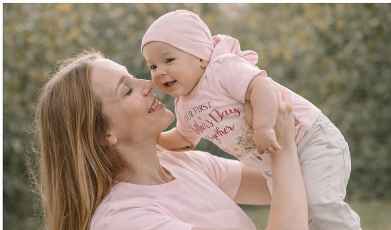 First Mother’s Day Together Matching Set (Pink)